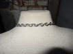 Vintage ketting met vlinder, handgemaakt Vintage handgemaakte kettin met vlinder