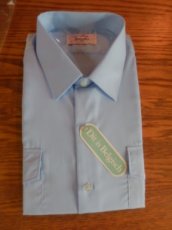 blauw mannenhemd Maat 41