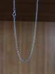 Edelstaal 2mm kabel Edelstaal (RVS) ketting 2 mm 45 cm