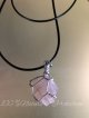 Hanger rozenkwarts 'pure' Rozenkwarts hanger 'pure'