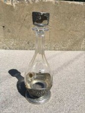 prachtige karaf Royal Cristal Rock met tin